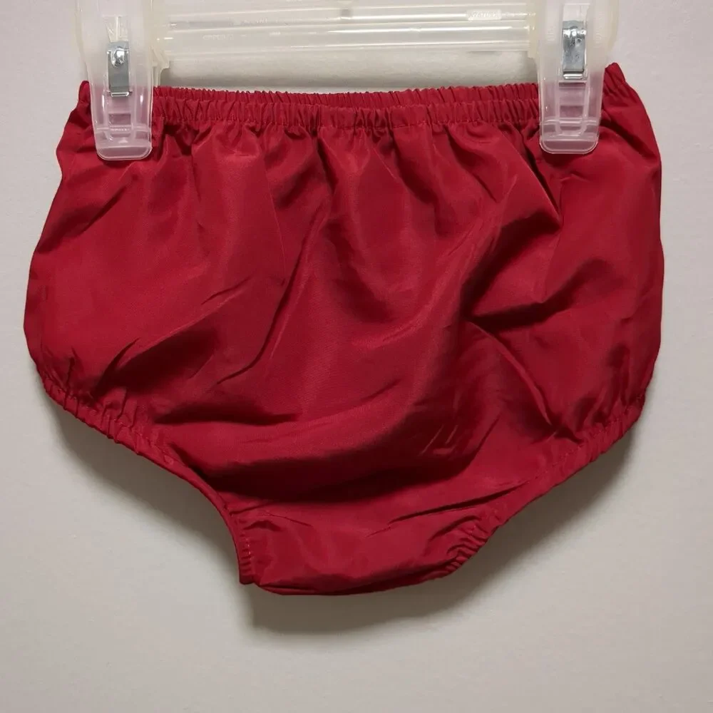 Ralph Lauren Red Dress With Diaper Cover - Baby Girls Size 9 Months